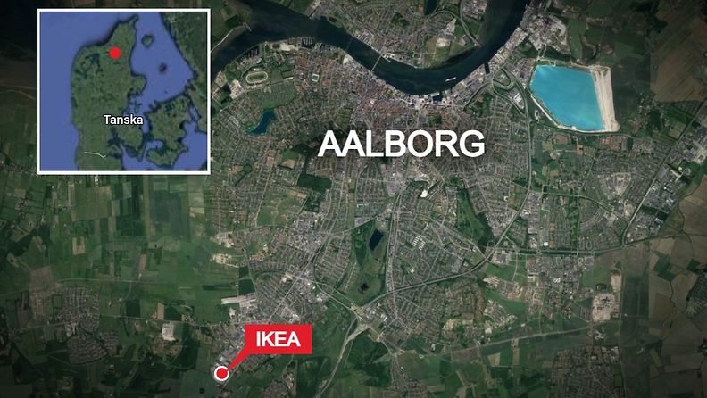 Kartta-Tanska-Aalborg
