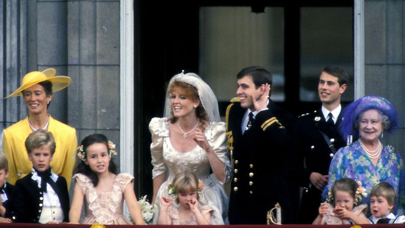 Sarah Ferguson, prinssi Andrew häät 1986