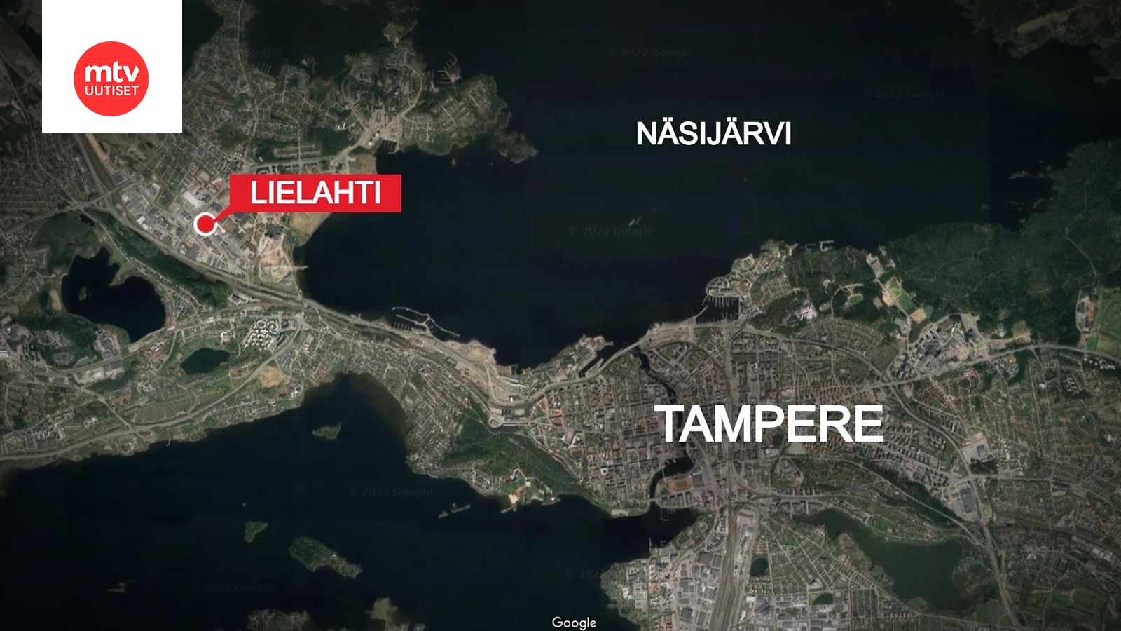 Ihminen putosi jäihin Näsijärvellä Tampereella 