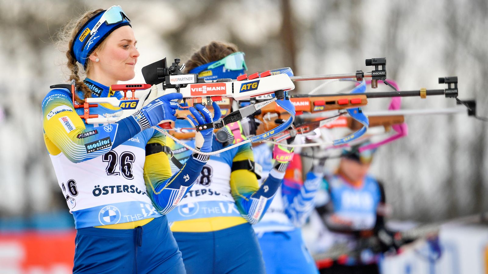 Ampumahiihtäjä Stina Nilsson kommentoi yleisintä hänestä tehtyä  Google-hakua 