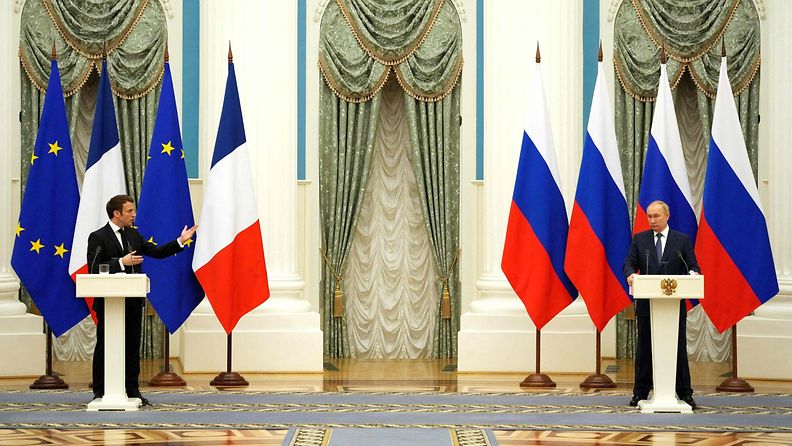 Putin ja Macron.