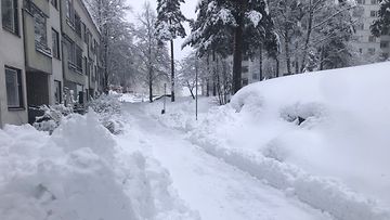 AOP Lumikinos, lunta, lumi, Helsinki, talvi