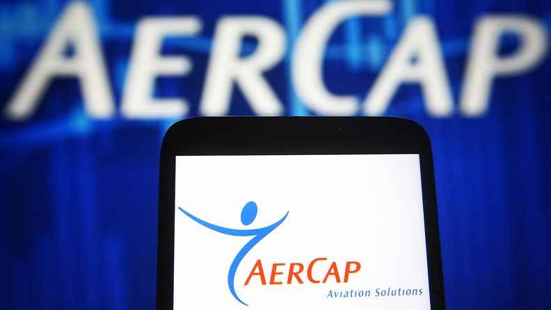 AOP Irlantilaisen Aercap-lentoyhtiön logo