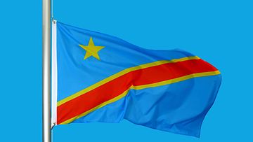 Kongon demokraattinen tasavalta lippu AOP