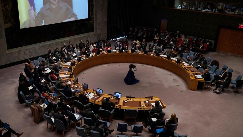 LK Zelenskyi ja YK:n turvallisuusneuvosto