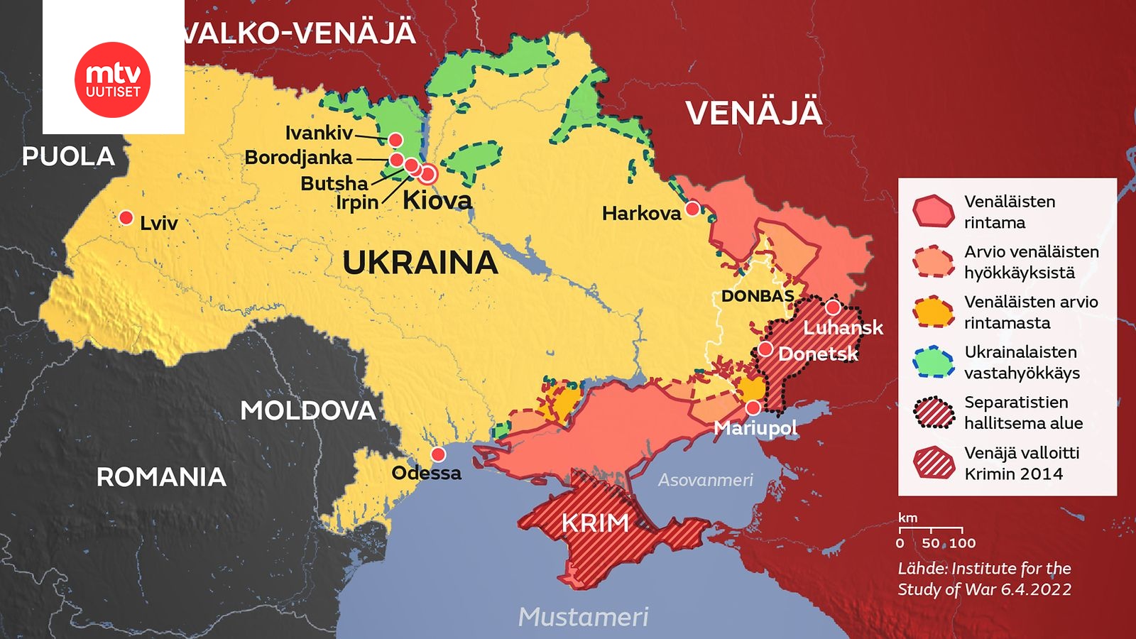 Tämä tiedetään Venäjän joukkojen hirmuteoista Ukrainassa 