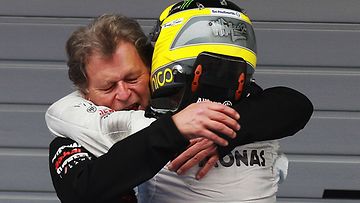Nico Rosberg ja Norbert Haug