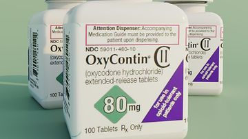 Oxycontin-pulloja.
