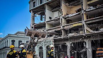 Havannan hotelliräjähdys toukokuussa 2022.