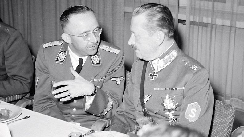 Mannerheim ja Himmler Suomessa vuonna 1942.