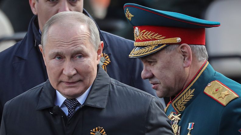 Vladimir Putin Sergei Shoigu voitonpäivä