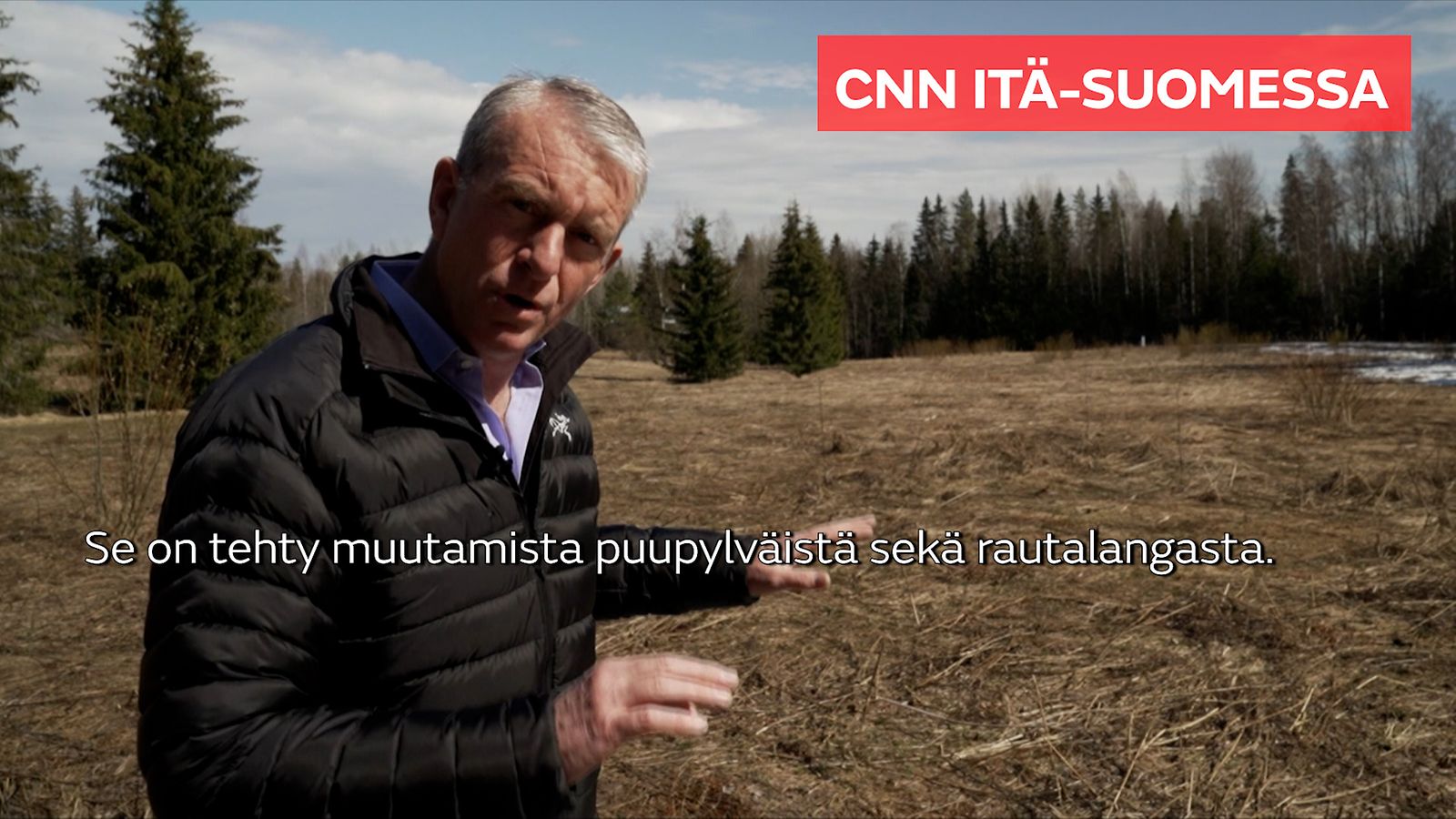 Itä-Suomeen matkustanut CNN:n toimittaja ihmettelee paikan päällä Suomen ja Venäjän  välistä rajaa: 