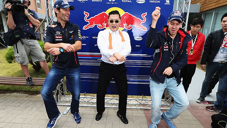 Psy ja Red Bull -kuskit vetivät Gangnam styleä