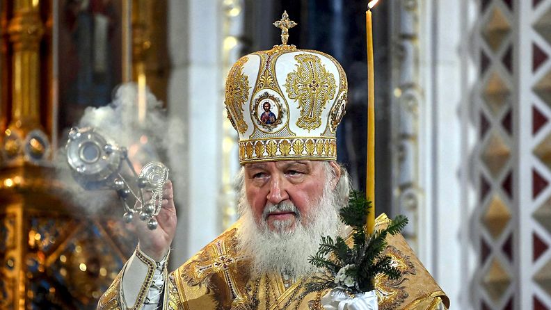 Patriarkka Kirill toukokuussa 2022.