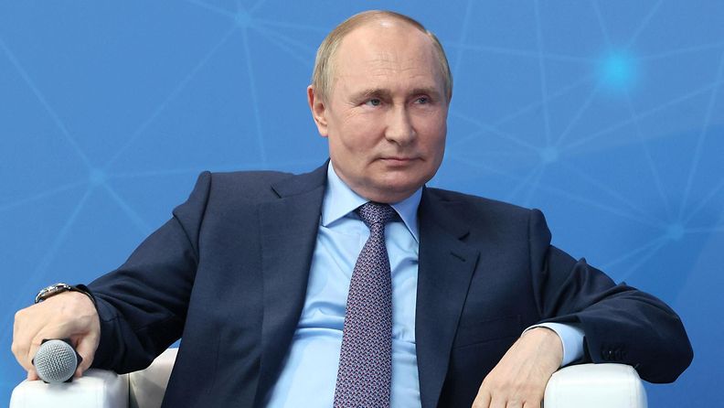 Vladimir Putin Moskovassa kesäkuussa 2022.