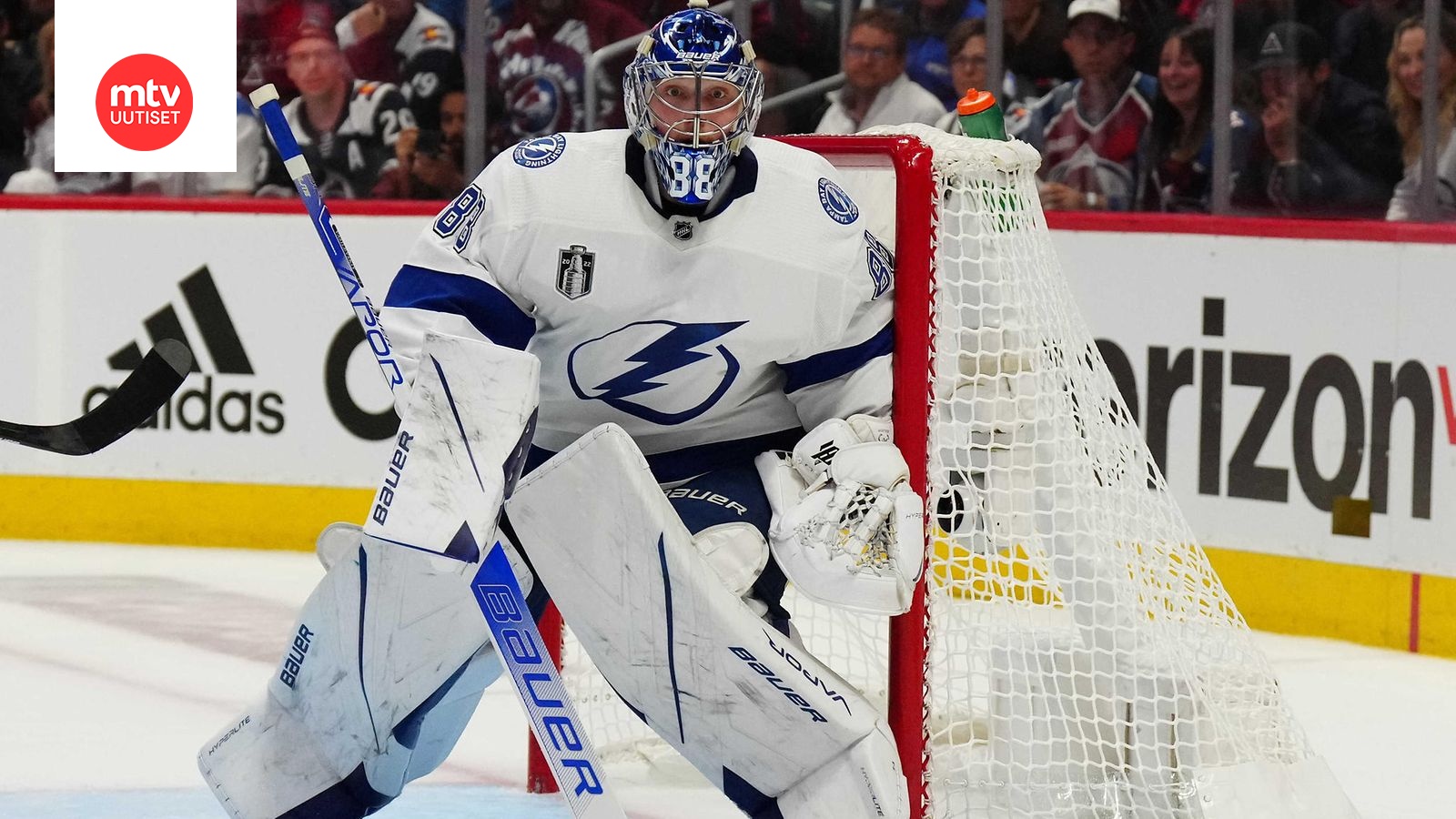 Andrei Vasilevski lietsoi Tampa Bay Lightningia omaperäisellä tavalla ...