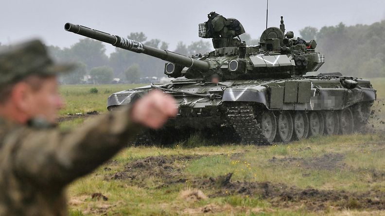 Venäläinen panssarivaunu Ukrainassa AOP