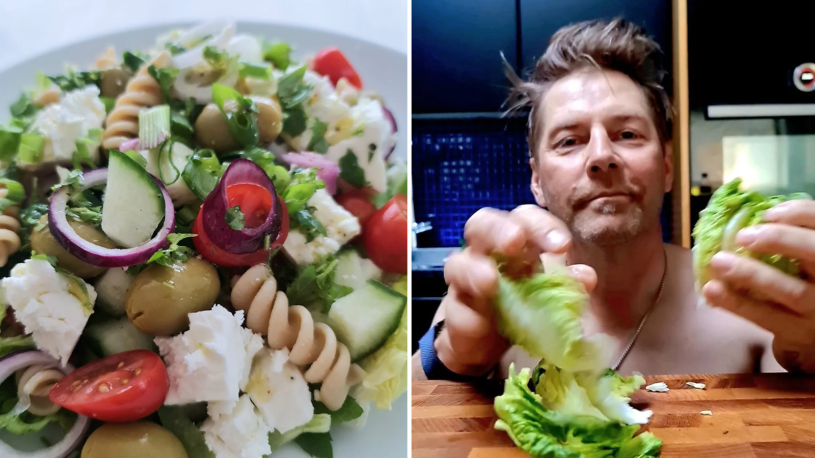 Helppo ja täyttävä salaattiohje: Harri syrjäsen fetapastasalaatti | Makuja  | MTV Uutiset