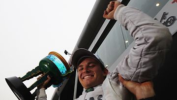 Nico Rosebergin uran ensimmäinen F1-voitto tuli Kiinan GP:ssä.
