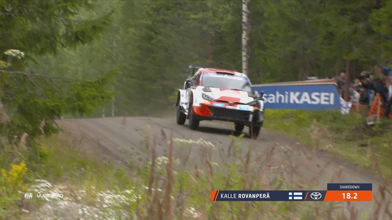 Kalle Rovanperä, shakedown, Suomen MM-ralli, 2022