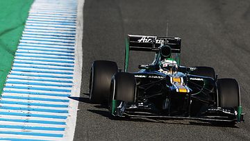 Heikki Kovalainen Jerezin testeissä.