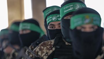 Hamasin sotilaallisen siiven joukkoja Gazassa kesällä 2022.