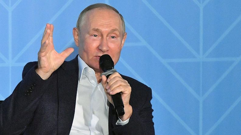 Vladimir Putin syyskuussa Ecosystem-tapahtumassa