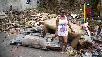Hurrikaani Fionan tuhoja Dominikaanisessa tasavallassa 21.09.2022.