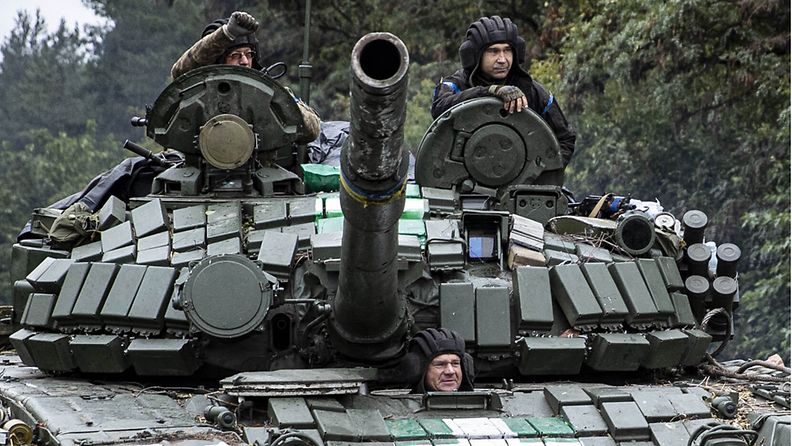 Ukrainan tankki syyskuussa 2022.