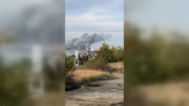 Kuvankaappaus REUTERS Räjähdyksiä Krimin niemimaalla