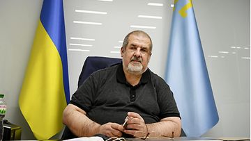 Krimin tataarien hallintoelin Mejlisin puheenjohtaja Refat Tshubarov