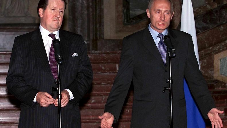 Putin 2001 Bryssel