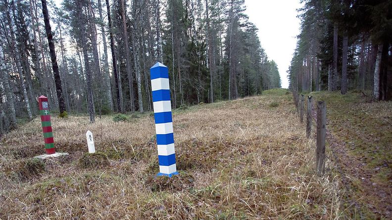 Varpaanlahden rajavalvonta-alue Suomen ja Venäjän raja-alueella Imatralla 19. marraskuuta 2021. 