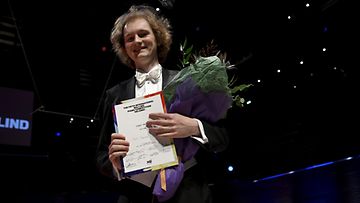 LK 27.10.2022 Puolalainen Piotr Pawlak voitti viidennen kansainvälisen Maj Lind -pianokilpailun Helsingin Musiikkitalossa 27. lokakuuta 2022. Palkintosumma on 30 000 euroa.