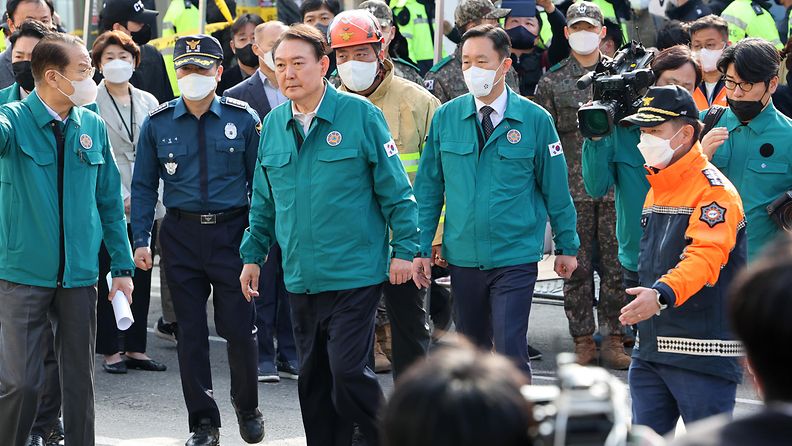 AOP: Etelä-Korean presidentti Yoon Suk-yeol, Soul, onnettomuus