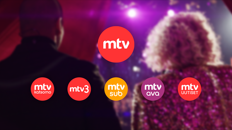 Kuvassa MTV:n brändiperhe yhtenäistymisen jälkeen