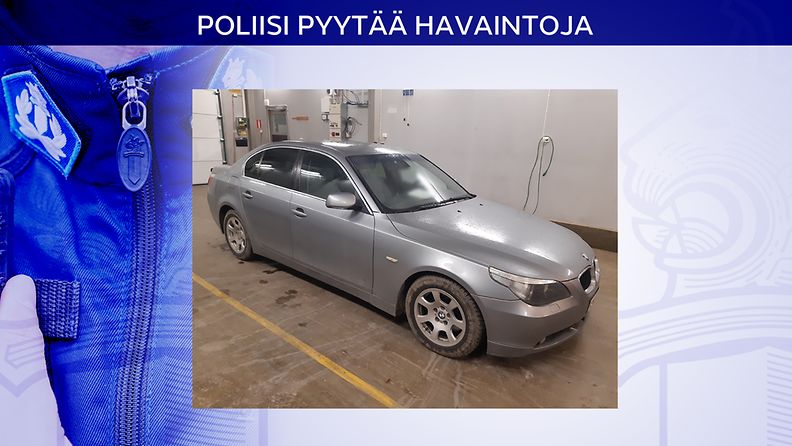 Poliisi pyytää havaintoja, Vaimonsa murhasta epäillyn miehen auto