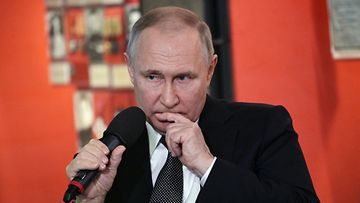 Venäjän presidentti Vladimir Putin helmikuussa 2023.