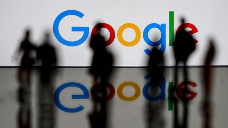 LK 9.2.2023 14. helmikuuta 2020 otetussa arkistokuvassa näkyy yhdysvaltalaisen monikansallisen teknologia- ja internet-palveluyrityksen Googlen logo Brysselissä.
