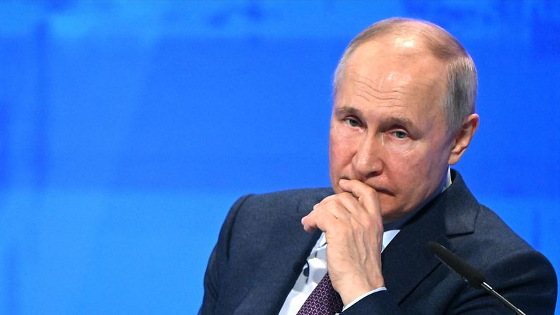 Venäjän presidentti Vladimir Putin maaliskuussa 2023.