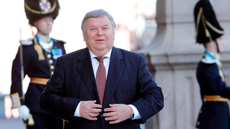 Venäjän Ruotsin-suurlähettiläs Viktor Tatarintsev Tukholmassa vuonna 2021.