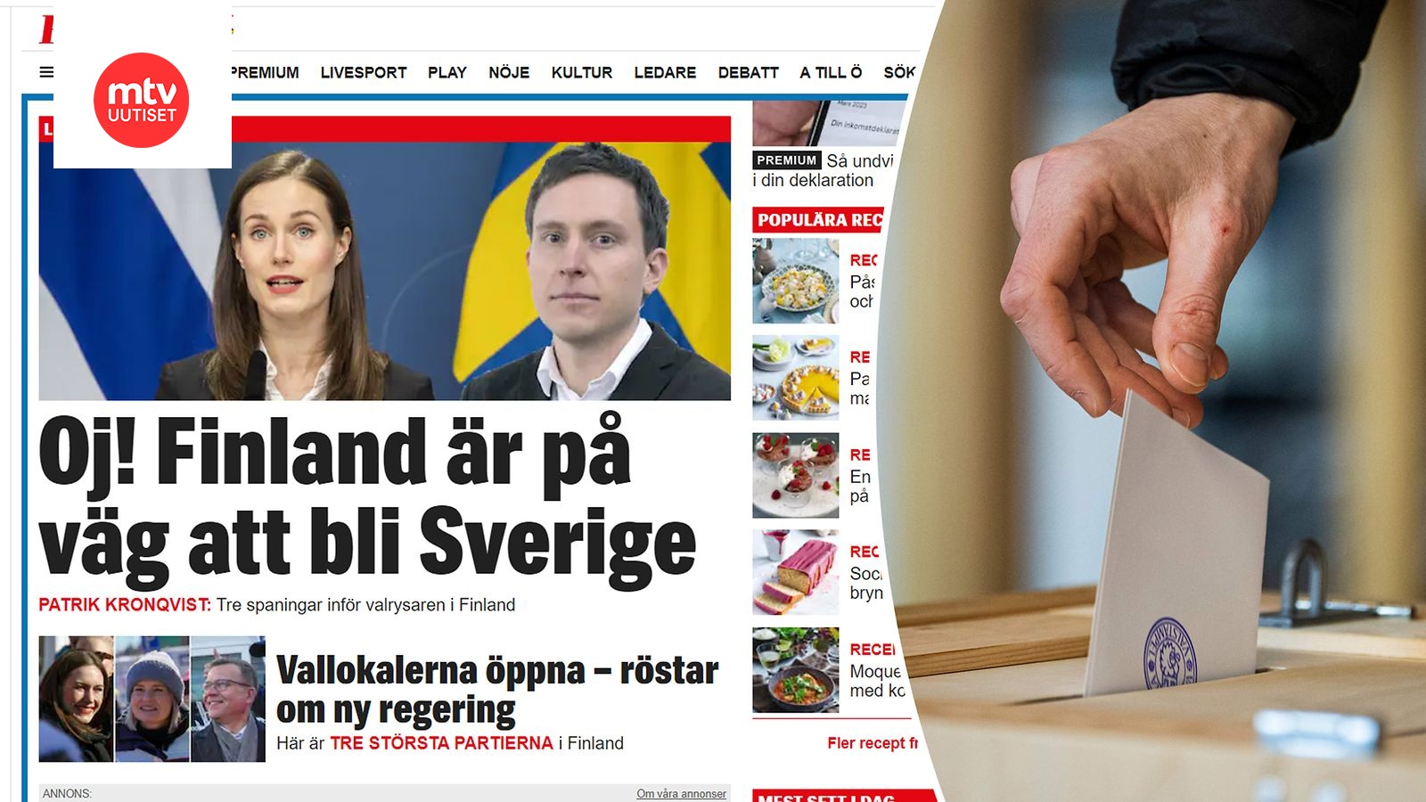 Expressen: Suomesta on tulossa Ruotsi – kolme politiikan ilmiötä jo totta  länsinaapurissa 