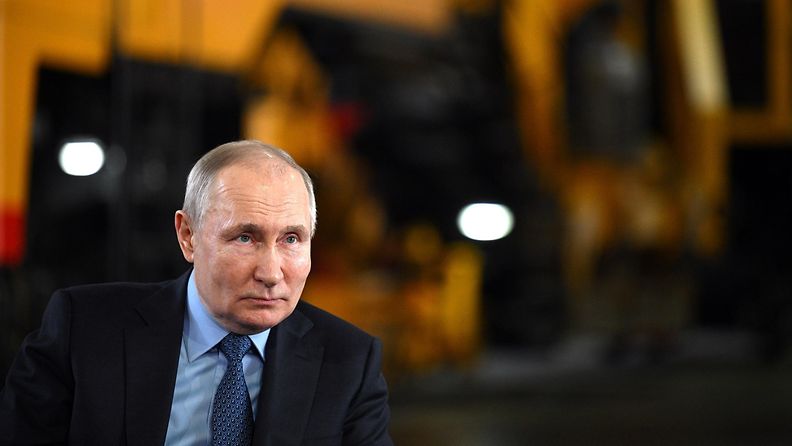 Venäjän presidentti Vladimir Putin 4. huhtikuuta.