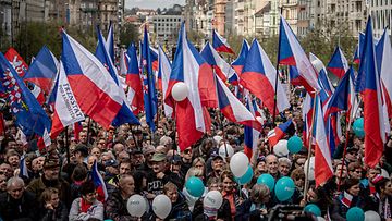 1604 - Tsekki mielenosoitukset Czech Republic