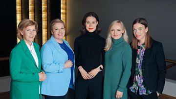 First Five Viisi Valittua HBO Anna-Maija Henriksson Annika Saarikko Sanna Marin Maria Ohisalo Li Andersson