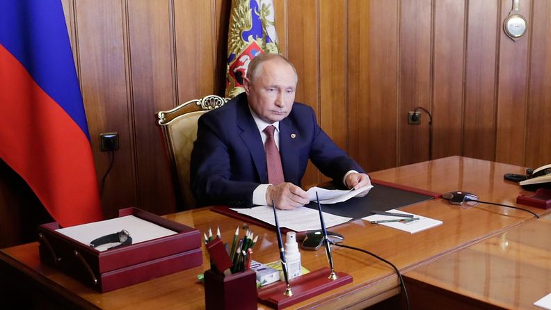 Vladimir Putin marraskuussa 2021.