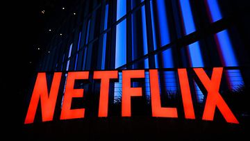 Netflixin logo elokuvataetterissa Los Angelesissa syyskuussa 2022.