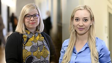 LK Saara Hyrkkö ja Sofia Virta