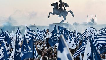 Kreikan pääministeri Kyriakos Mitsotakis 21. heinäkuuta 2023.