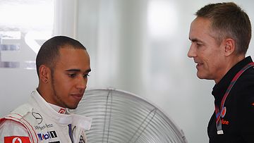 Lewis Hamilton ja Martin Whitmarsh 